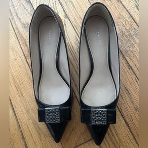 Coach Astor Patent Pumps (Black)